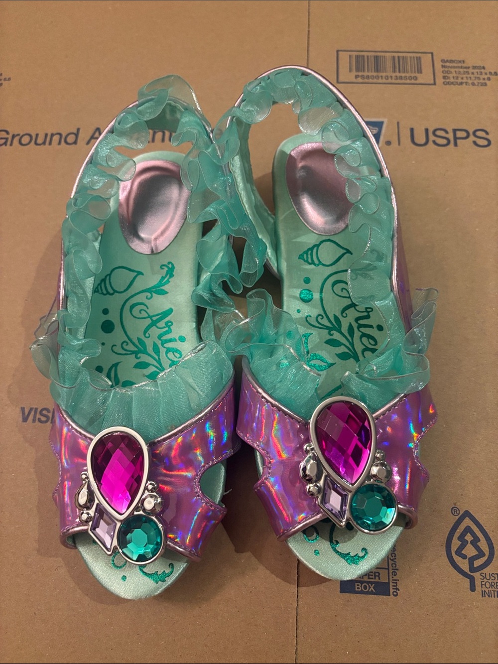 Disney Little Mermaid Ariel Costume Shoes